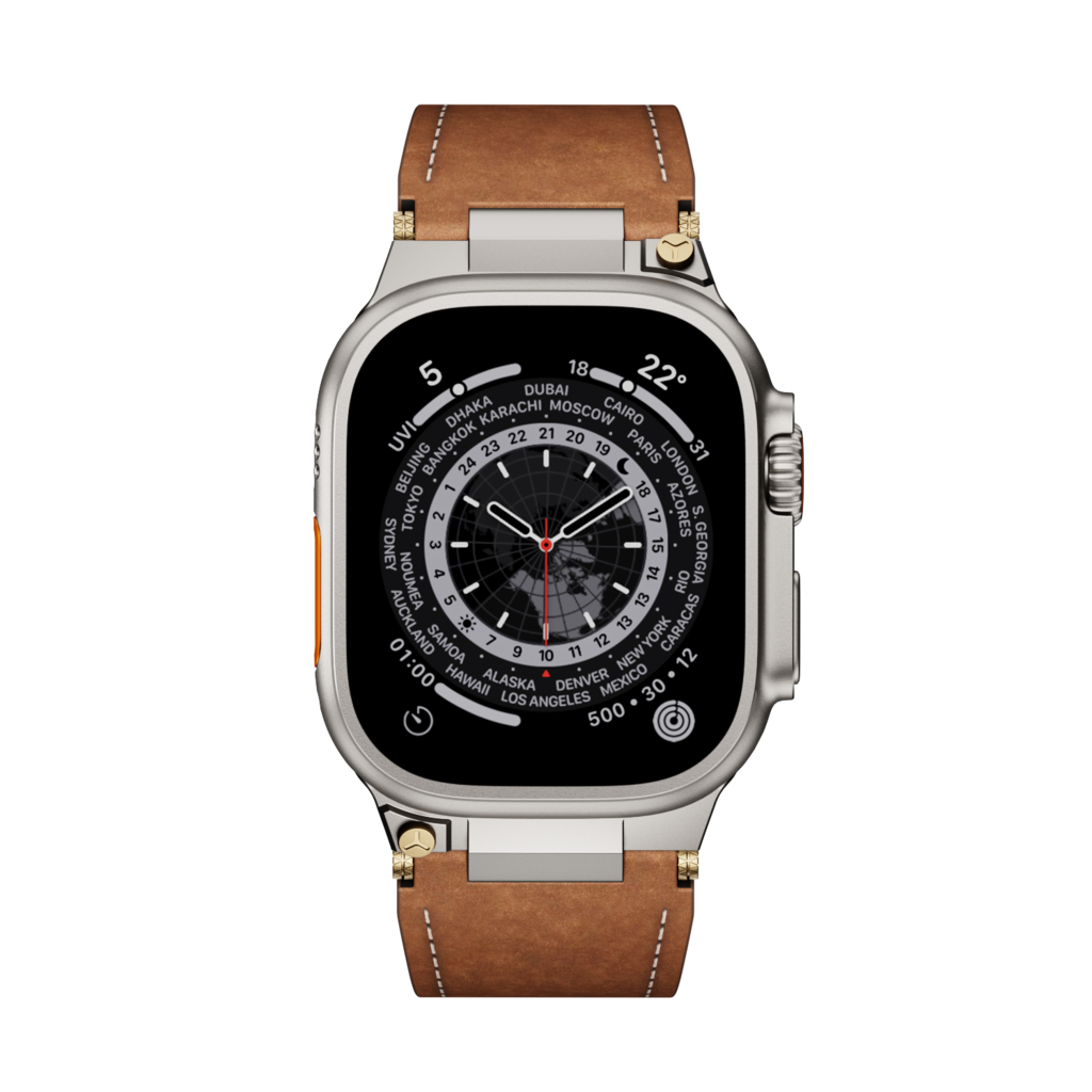 Deployment Buckle Leather Strap