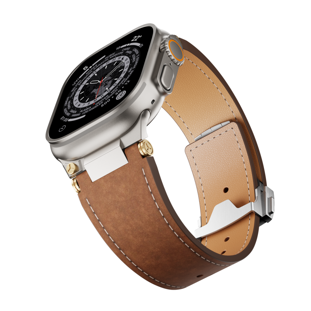 Deployment Buckle Leather Strap