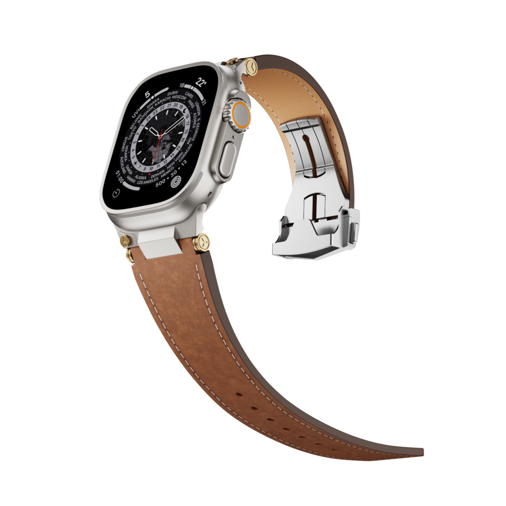 Deployment Buckle Leather Strap