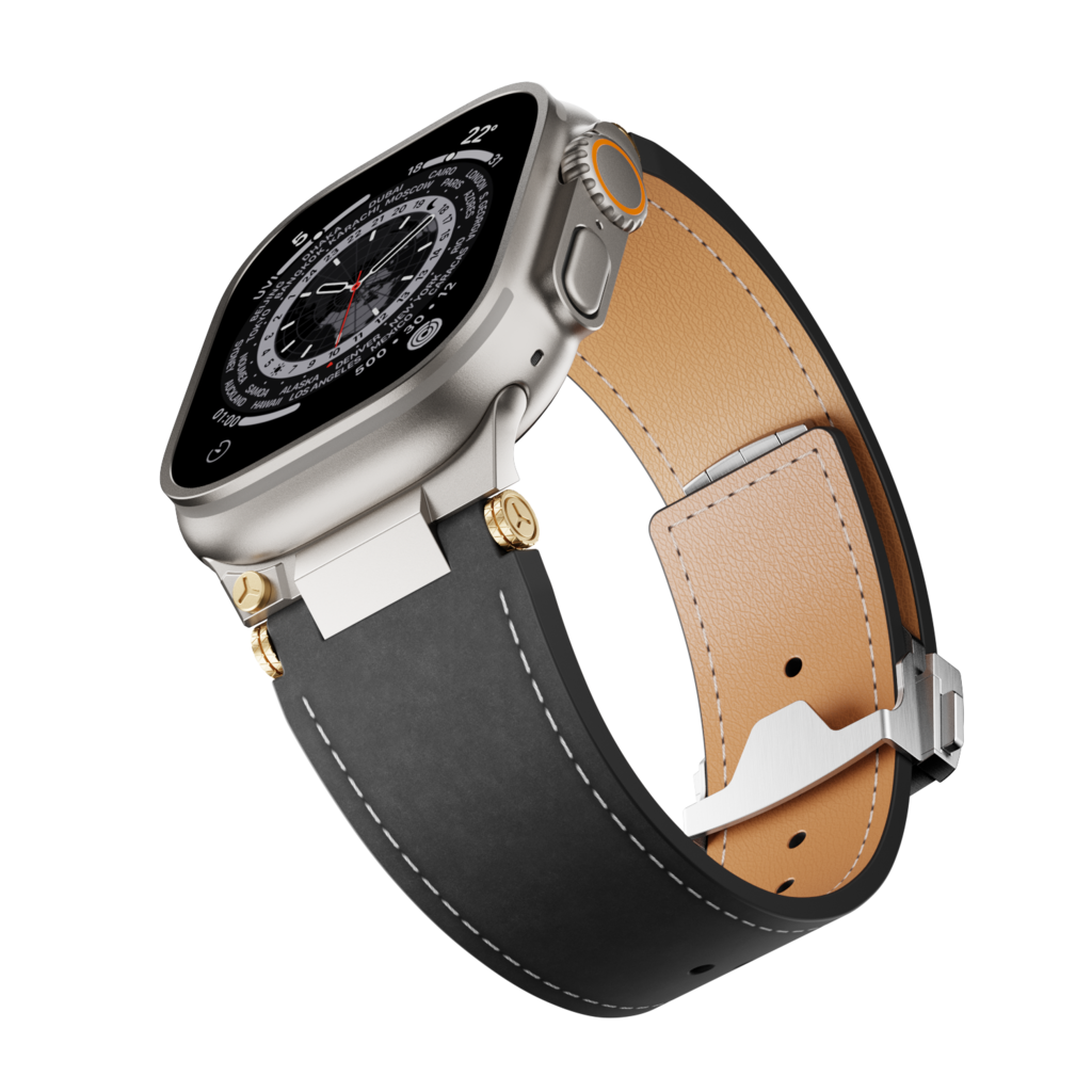 Deployment Buckle Leather Strap