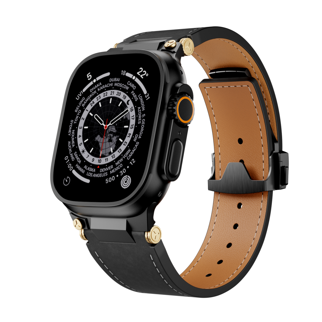 Deployment Buckle Leather Strap