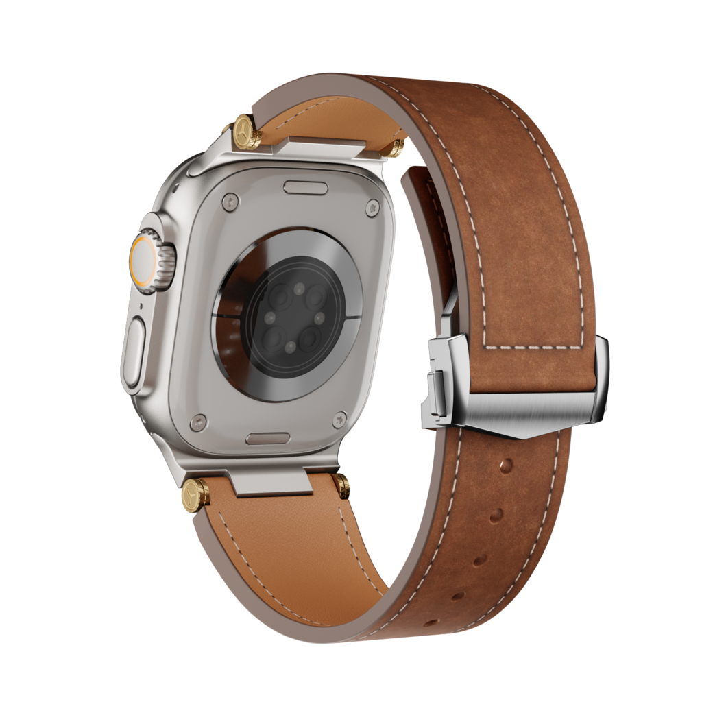 Deployment Buckle Leather Strap