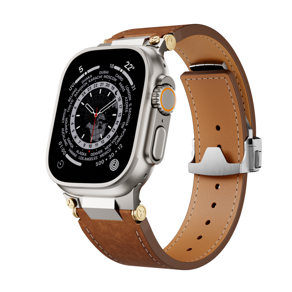 Deployment Buckle Leather Strap