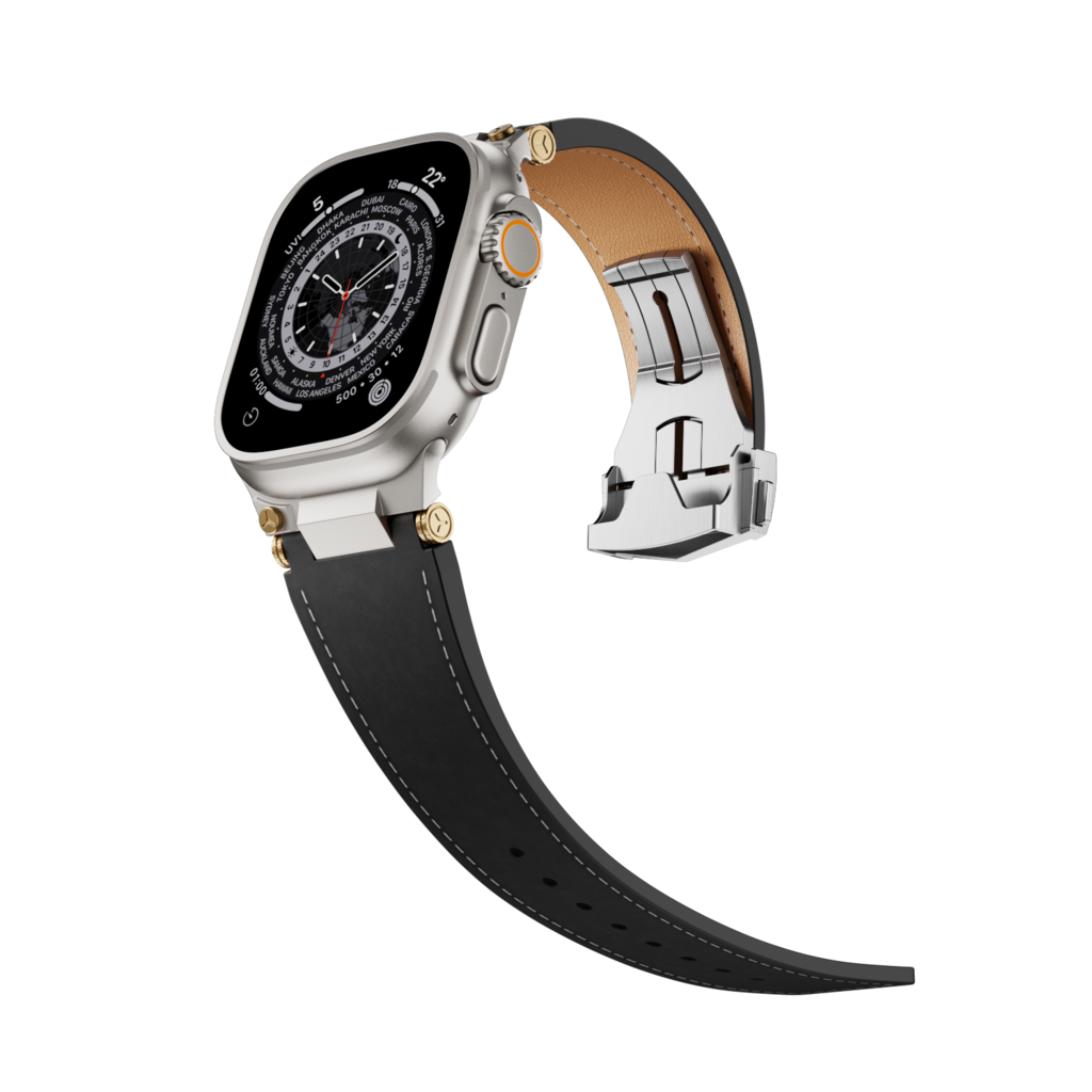 Deployment Buckle Leather Strap