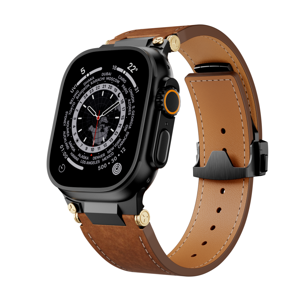 Deployment Buckle Leather Strap