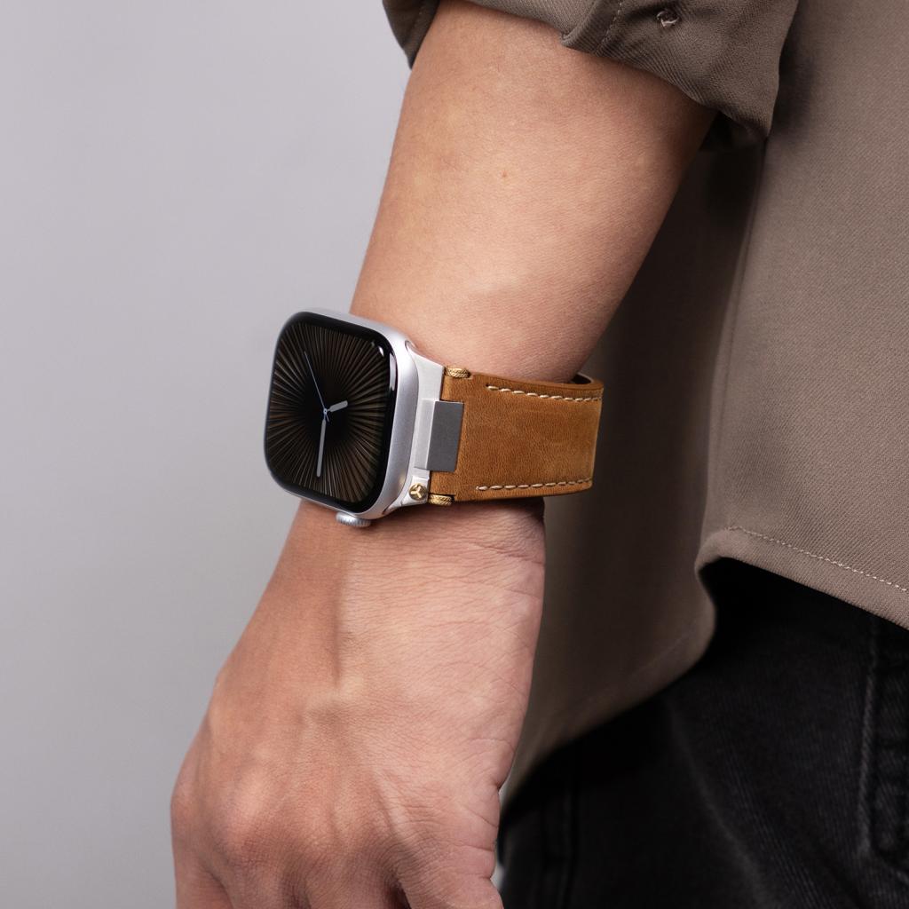 Deployment Buckle Leather Strap